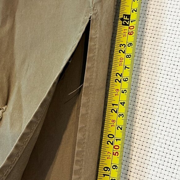 Miran Jeans Beige Tan Wide Split Leg Boho Festival Pants Rope Belt Size Small - Picture 7 of 11